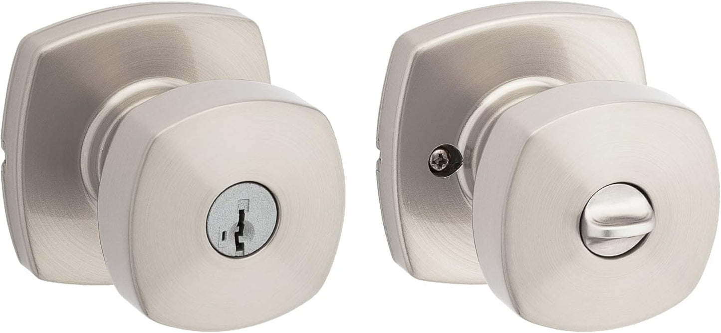 Kwikset Arroyo Knob Entry Door Knob with SmartKey Security