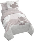 Mickey Mouse Twin Size Comforter Set - 5 Piece Bedding