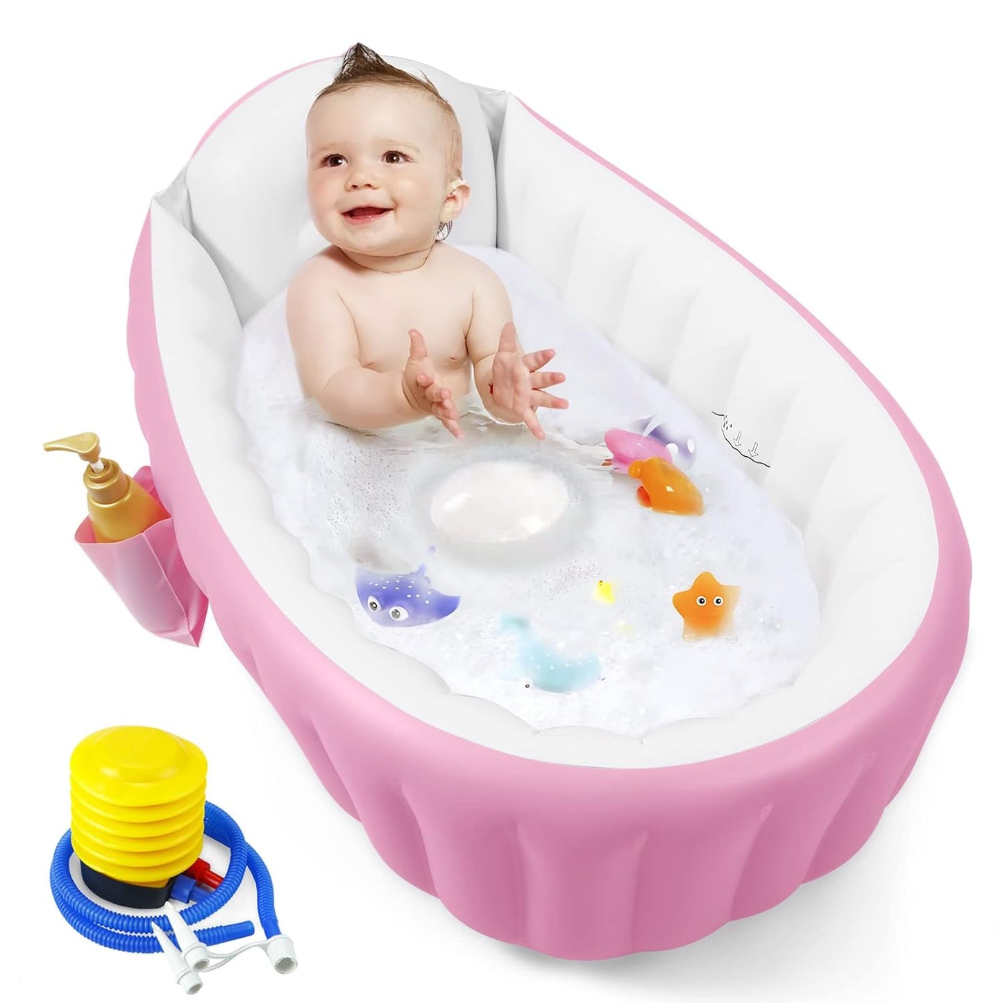 Portable PandaEar Baby Tub - Easy Bathing On-The-Go