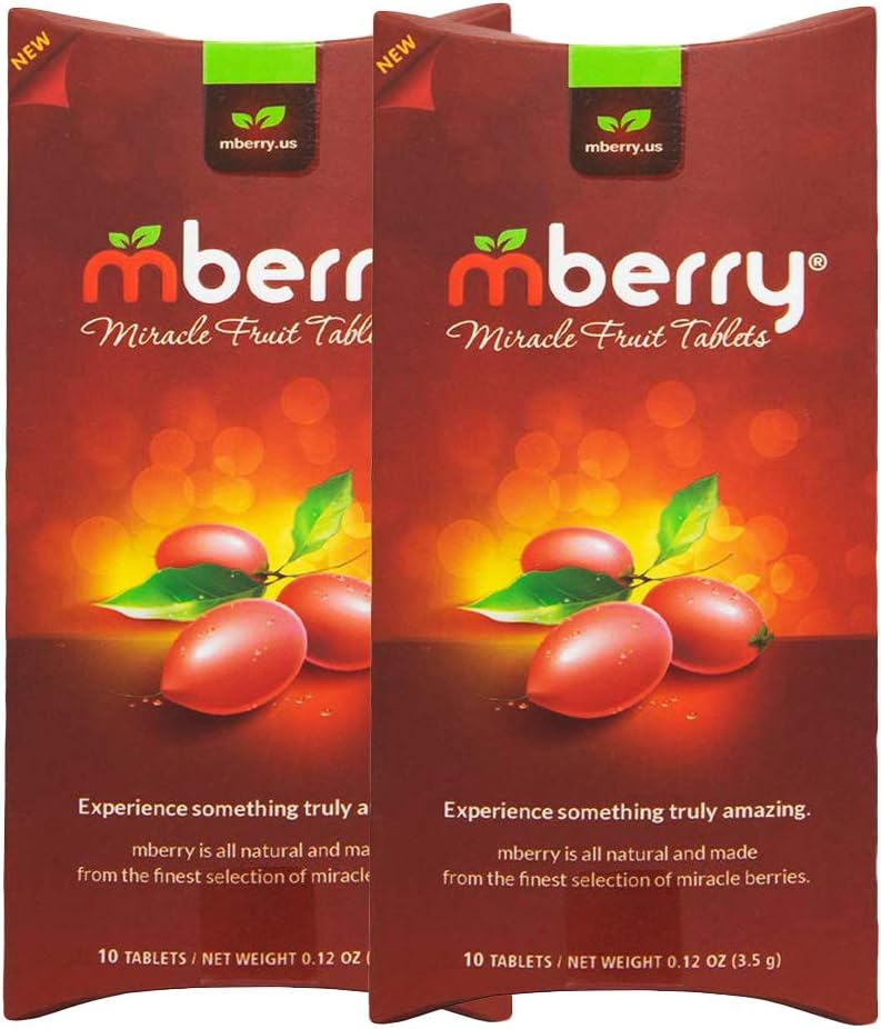 mberry Miracle Fruit Tablets for Flavor Tripping Fun