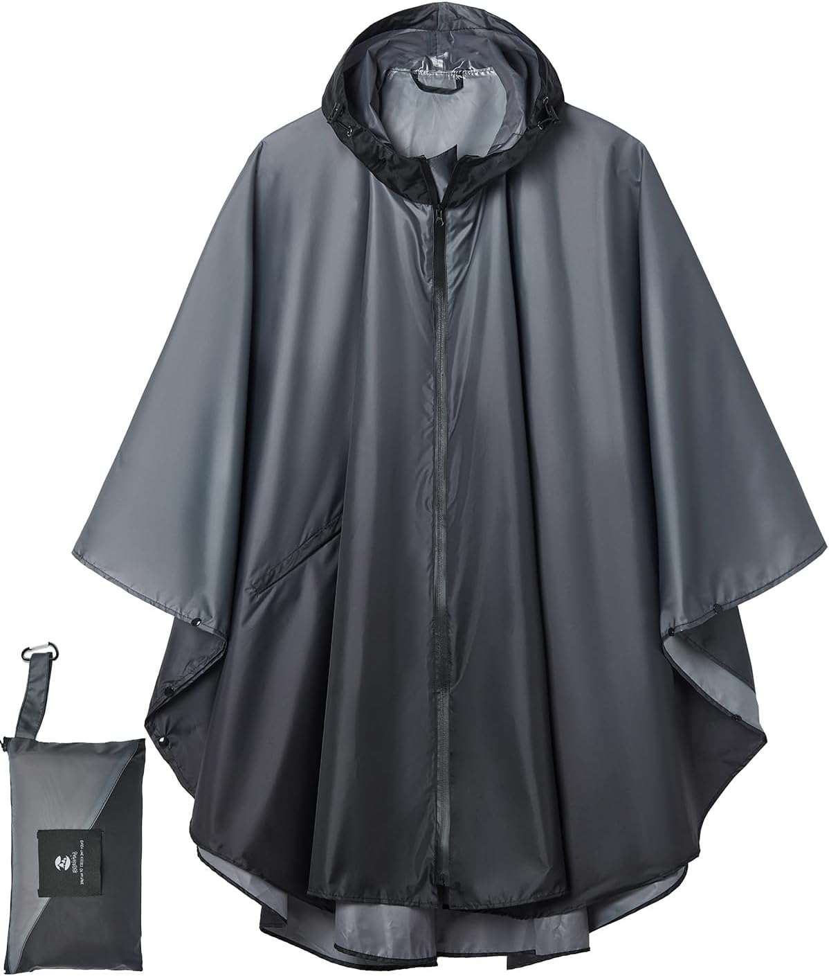 SaphiRose Unisex Rain Poncho Waterproof Raincoat for Adults