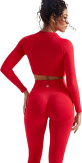 Women 2 Piece Workout Sets Hidden Scrunch Hip Lifting Seamless