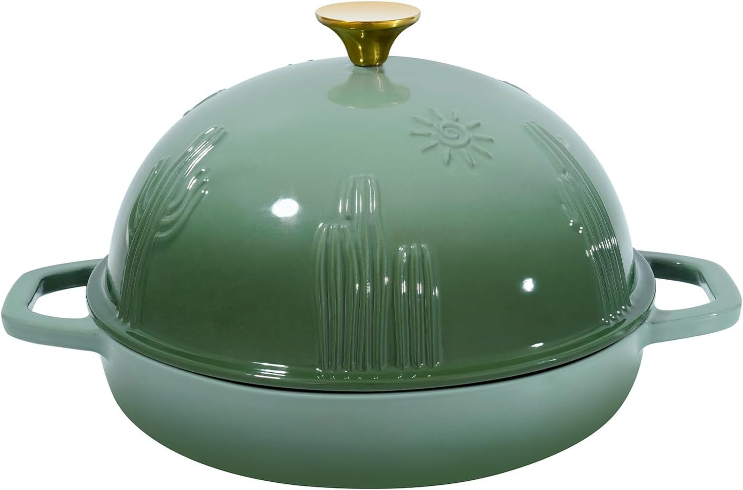 Cast Iron Bread Oven for Sourdough Baking with Cloche Lid