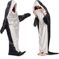 Shark Wearable Blanket Hoodie Onesie Super Soft Cozy Flannel - Fun