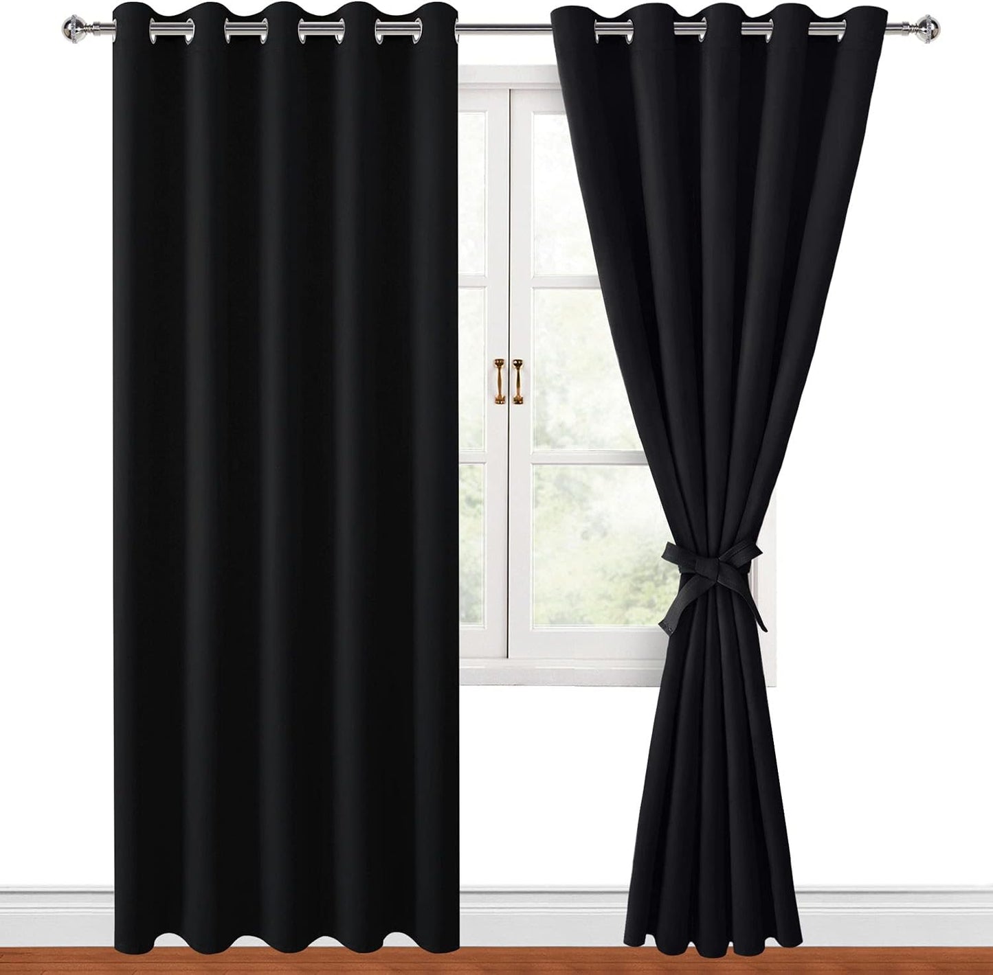 Hiasan Blackout Curtains for Bedroom - Thermal Insulated Panels