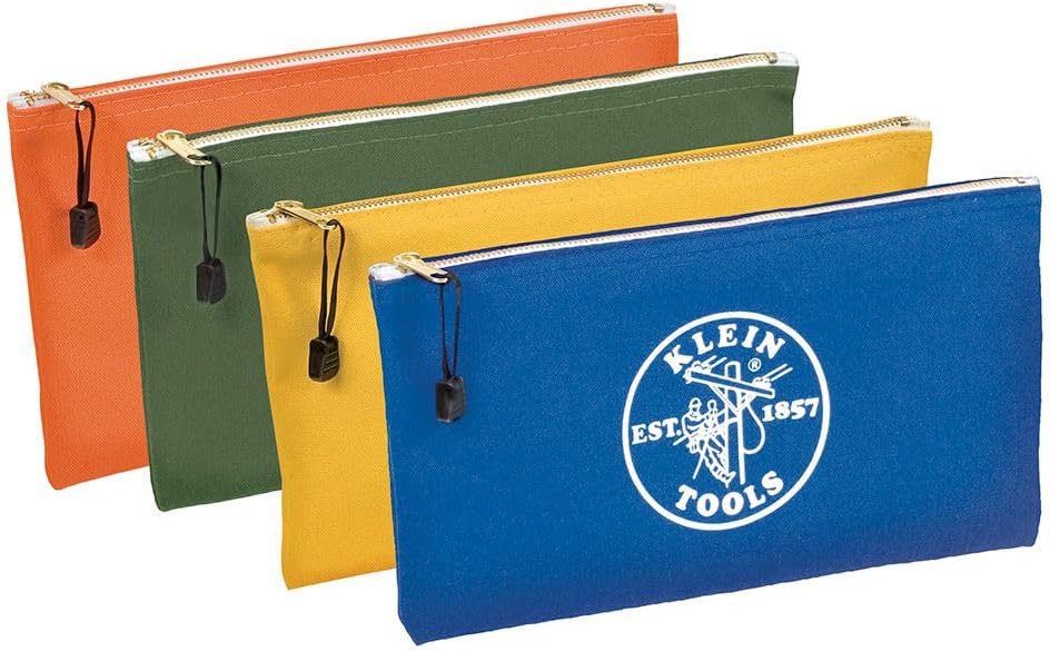 Klein Tools 5140 Canvas Zipper Bag Set for Secure Storage