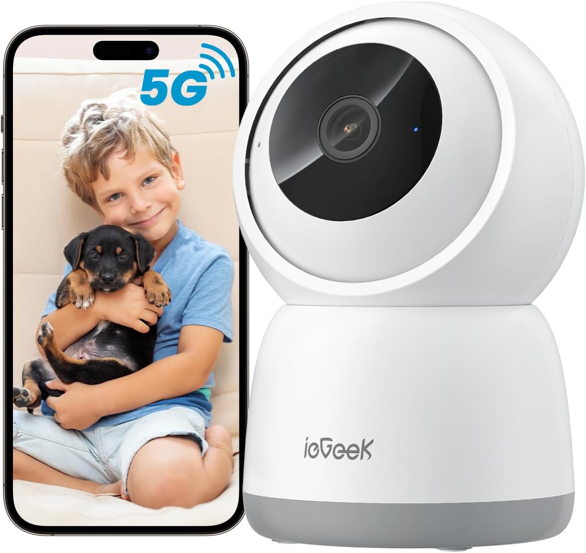 ieGeek 2K Pet Camera: Auto-Tracking, Motion Detection