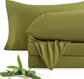 JSD 100% Viscose Derived from Bamboo Sheet Set Queen - Cooling Olive