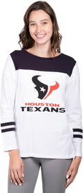Ultra Game Women's NFL Super Soft Raglan Vintage Baseball T-Shirt UNK