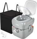 Portable Toilet Camping Porta Potty 5.8 Gallon - Leak-Proof RV Toilet