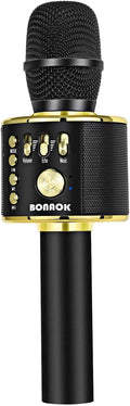 Wireless Bluetooth Karaoke Microphone - Portable 3-in-1 Handheld