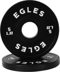 Egles Change Plates Set 1.25LB, 2.5LB, 5LB - Rubber-Coated Olympic