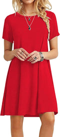 MOLERANI Women's Casual T-Shirt Mini Dress - Floral & Solid Options