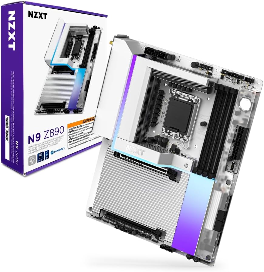 NZXT N9 Z890 ATX Gaming Motherboard for Core Ultra Processors