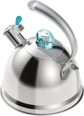 Harriet Tea Kettle Stovetop 2.5 Quart Whistling Stainless Steel