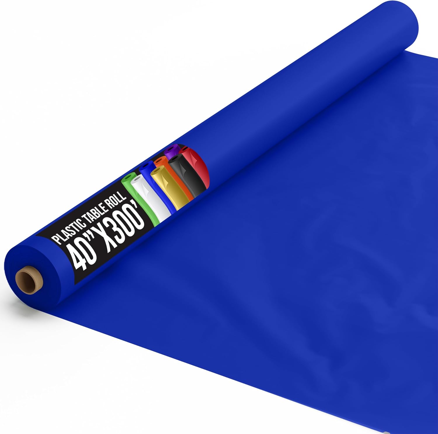 Dark Blue Plastic Table Cover Roll for All Your Events