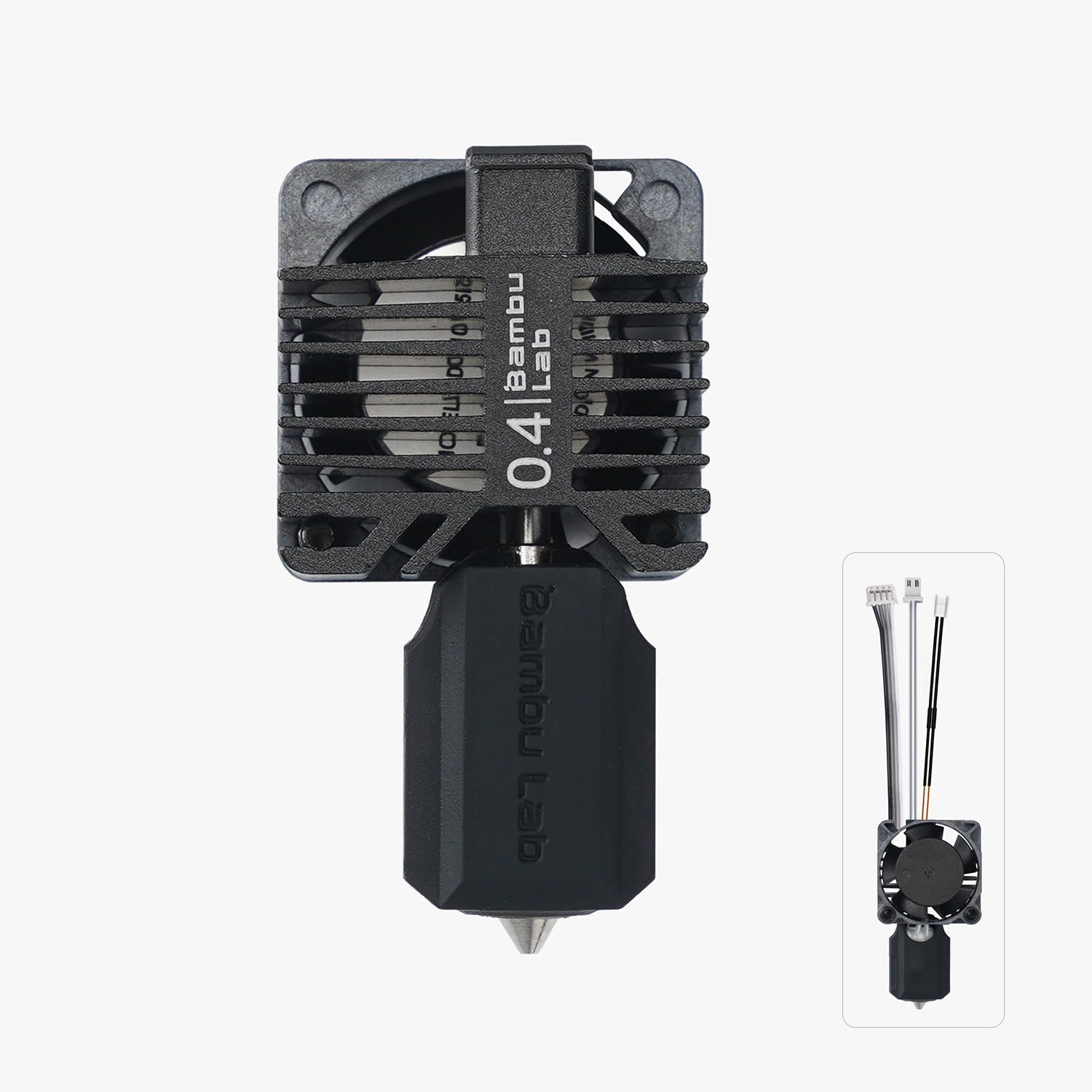 Bamboo LAB Hardened Steel Hotend Kit for X1 and X1C 3D Printers