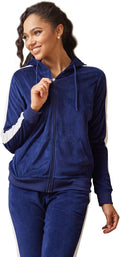 Fashionable Women's Track Suit Set by Facitisu in Soft Velvet