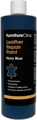 Leather Repair Paint 2-in-1 Seal and Color - Navy Blue 500ml