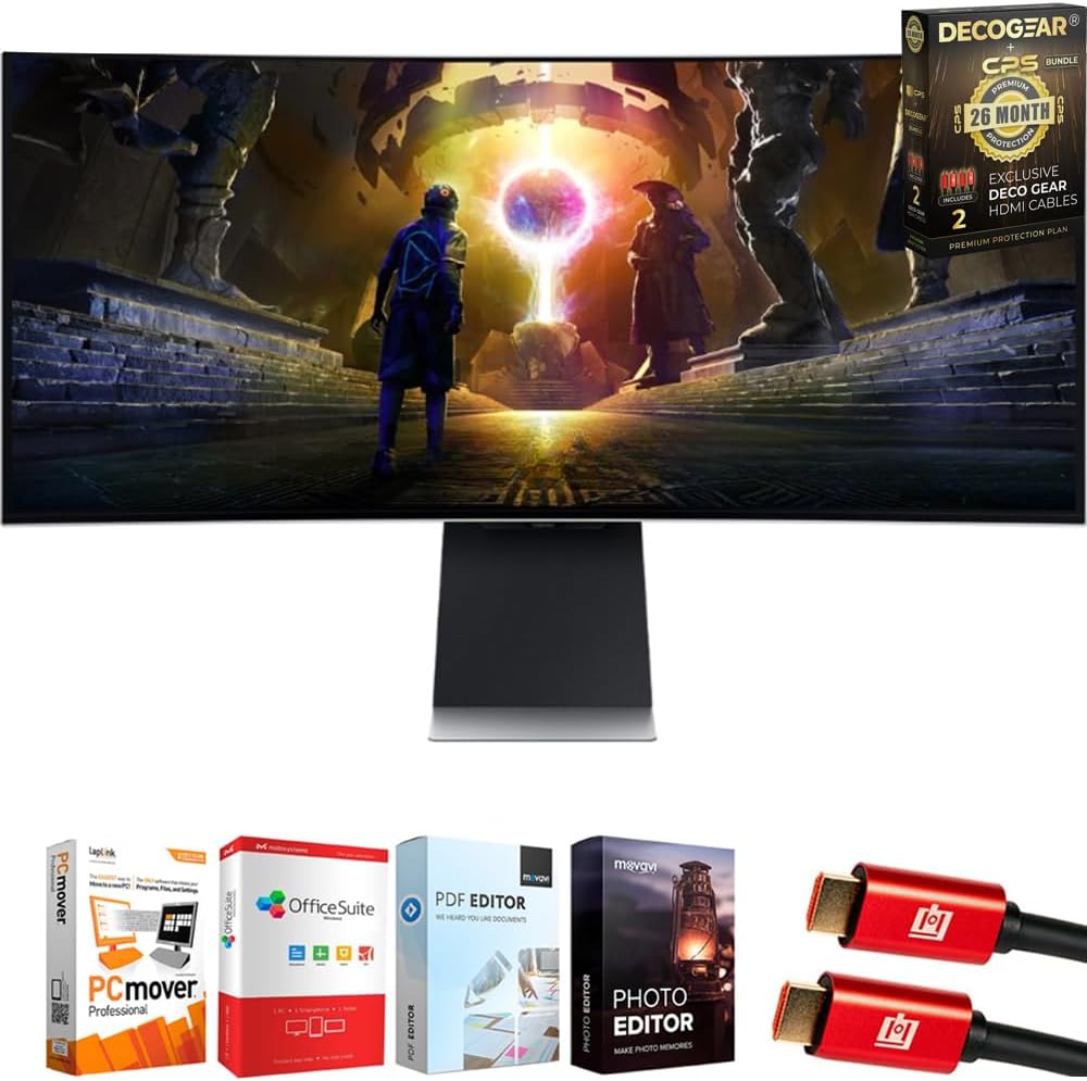Immerse in Gaming Bliss: SAMSUNG 34 Odyssey OLED G8 Monitor Bundle