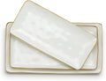 famiware Serving Platter Rectangular Set - Ocean Wave Stoneware