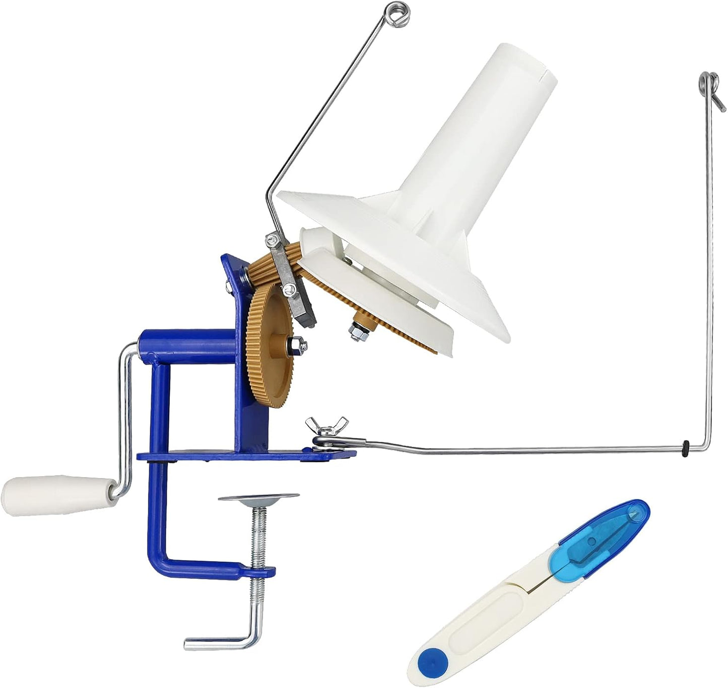 LAMXD Needlecraft Large Jumbo Metal Yarn Winder for Easy Use