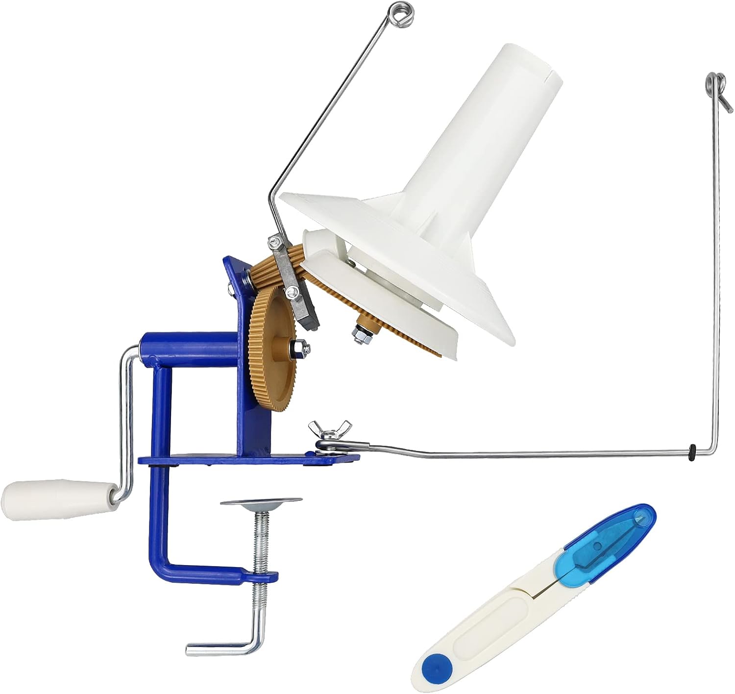 LAMXD Needlecraft Large Jumbo Metal Yarn Winder for Easy Use