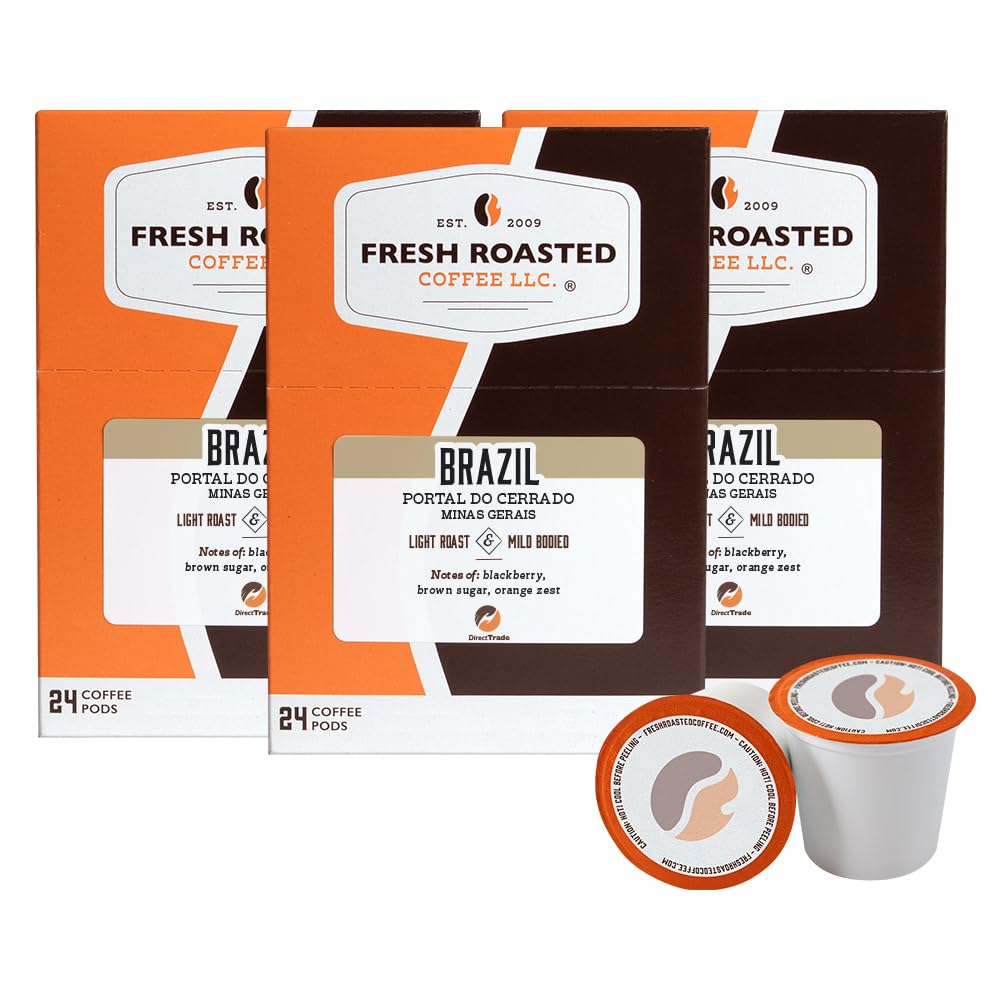 Fresh Roasted Coffee Pods from Brazil Minas Gerais - Light Roast