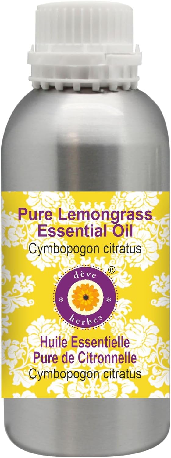 Deve Herbes Pure Lemongrass Essential Oil for Skin Care