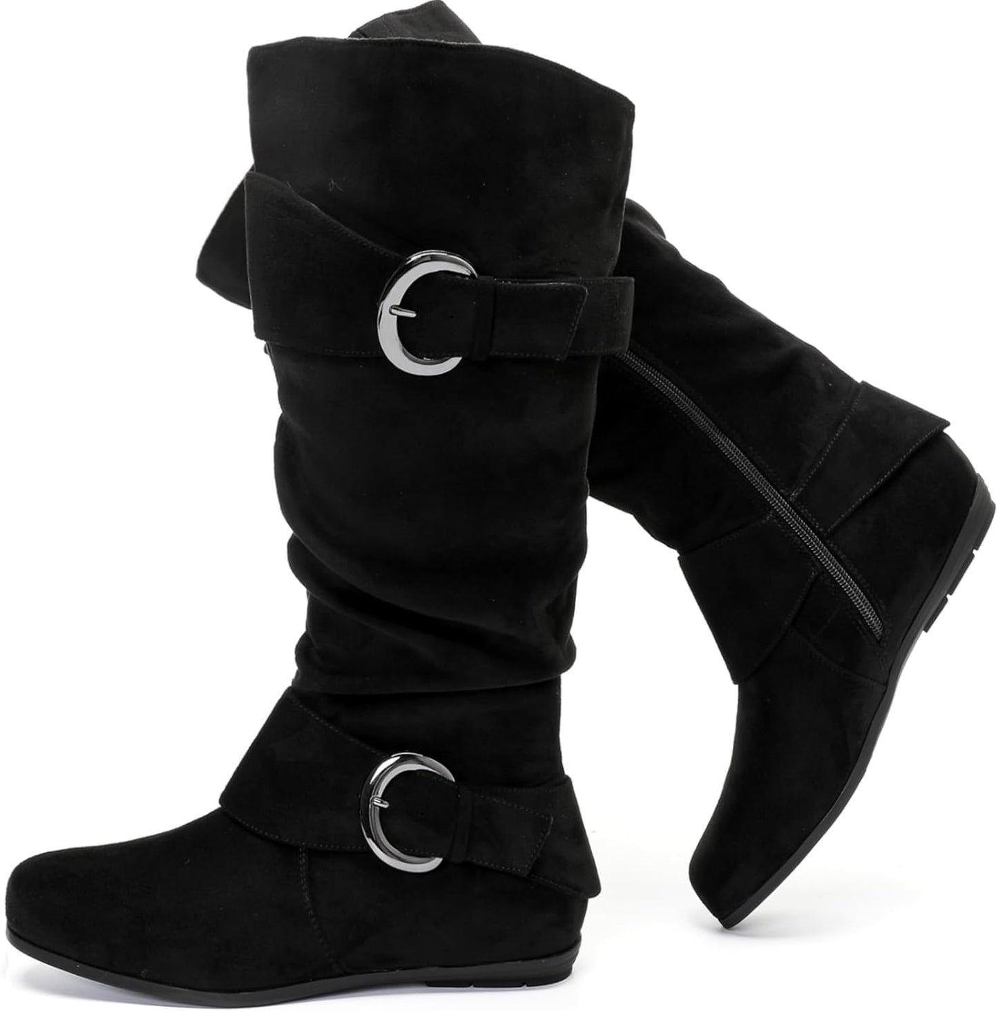 Luoika Women's Extra Wide Calf Knee High Slouchy Boots Review
