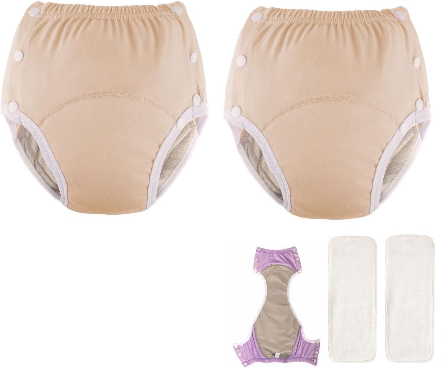 Yodilala Adjustable Cloth Diaper Set - Reusable Incontinence Care
