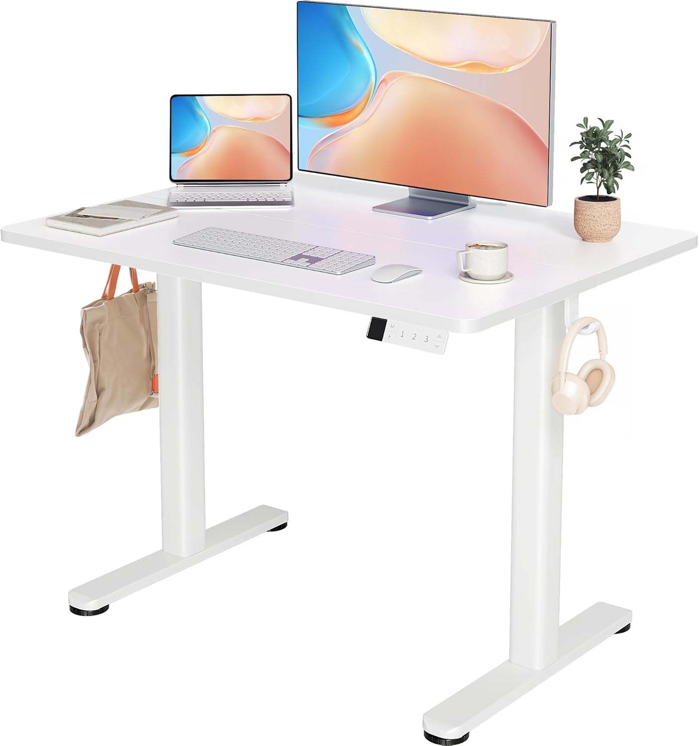 YDN Electric Standing Desk Adjustable Height for Home Office