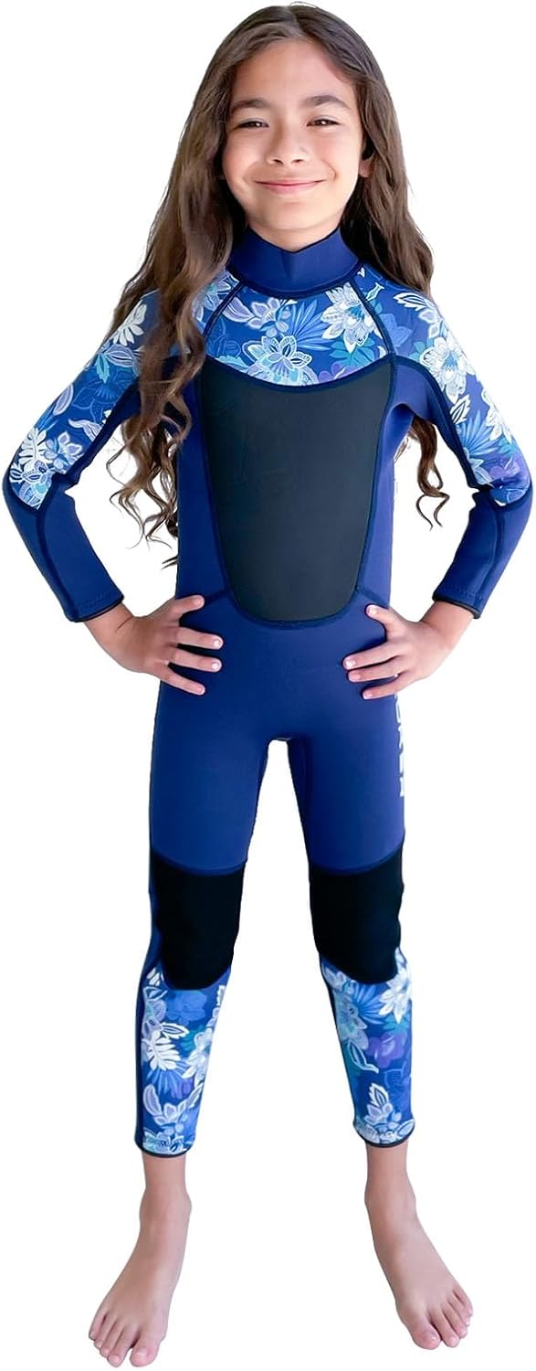 XUKER Kids Wetsuit for Boys Girls Thermal Full Body Protection