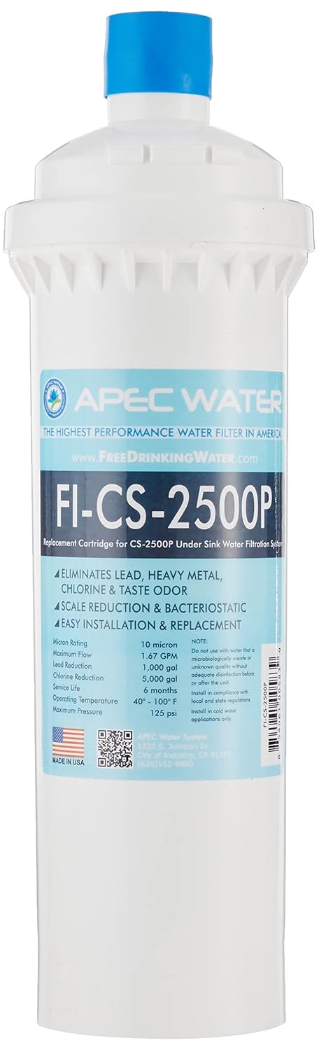 APEC Water Systems FI-CS-2500P Replacement Filter for Pure Water