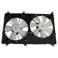 TRQ Radiator Dual Cooling Fan Assembly Compatible with 2001-2007
