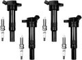 Ignition Coil Pack Spark Plugs by Xongjojo for Elantra GT