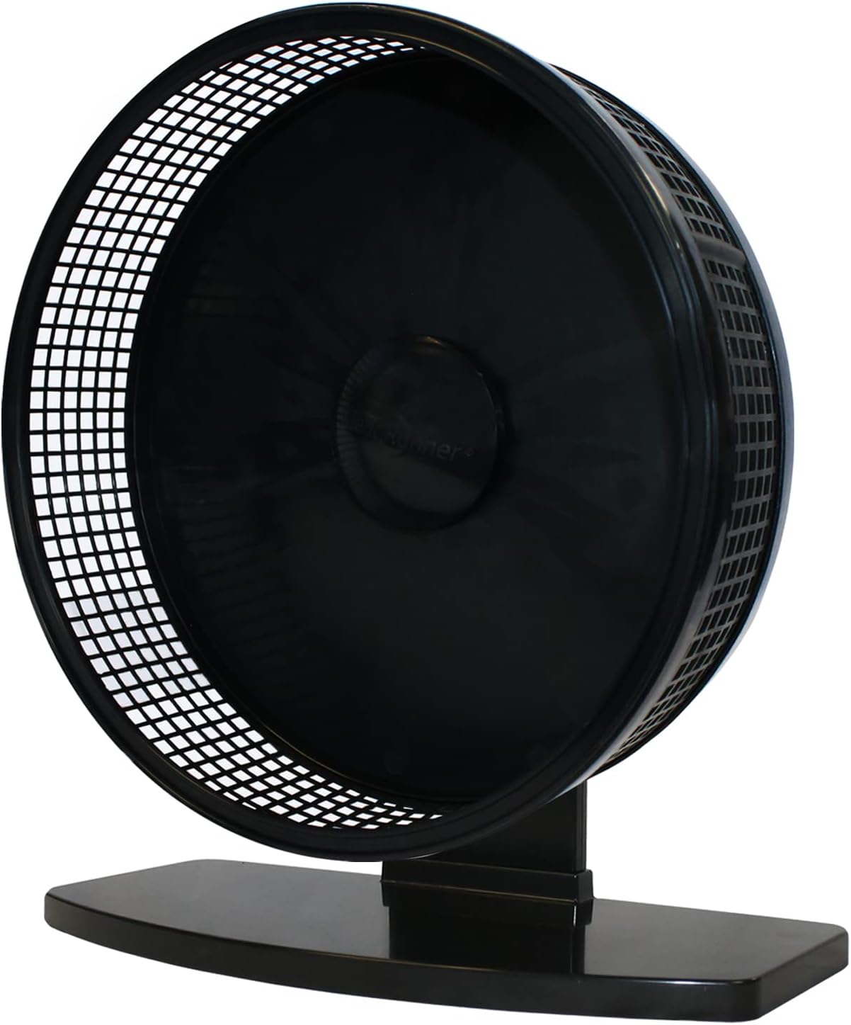 Silent Runner Pro Wheel for Small Animals - Black with Stand