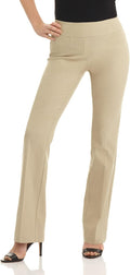 Rekucci Womens Ease into Comfort Bootcut Pull-On Pant - Stretchy