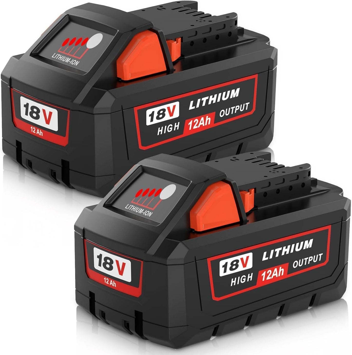 12.0Ah Replacement for Milwaukee 18V Battery - High Capacity