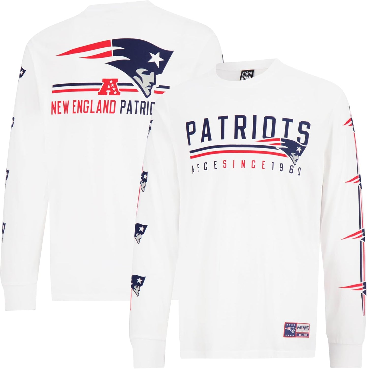 Ultra Game Men's NFL Long Sleeve T-Shirt for Ultimate Comfort