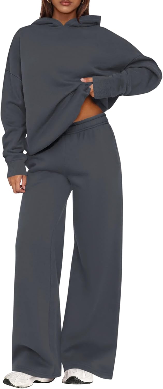 PRETTYGARDEN Womens Sweatsuits 2 Piece Set for Casual Style
