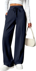 Wide Leg Sweatpants for Women High Waisted Baggy - Elevated Seams