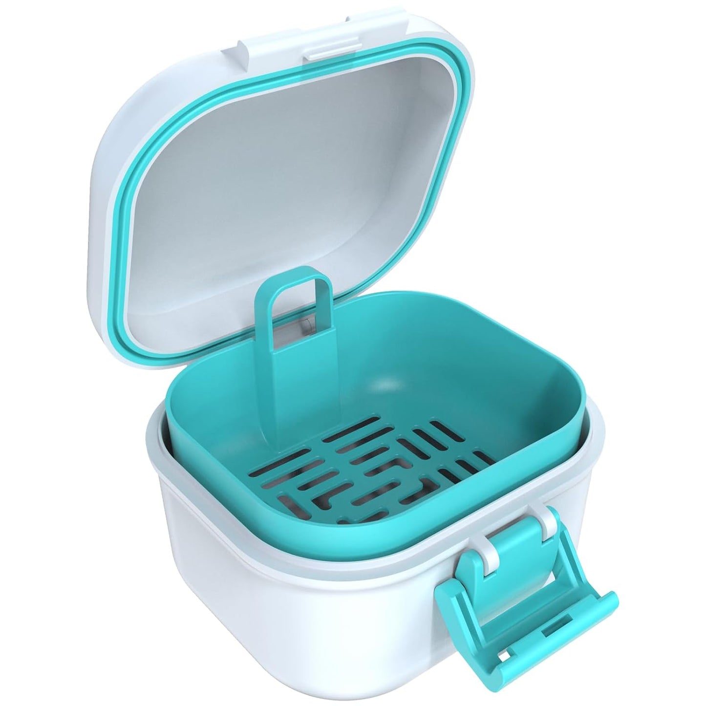 ARGOMAX Leak Proof Denture Bath Cup for Soaking and Storage