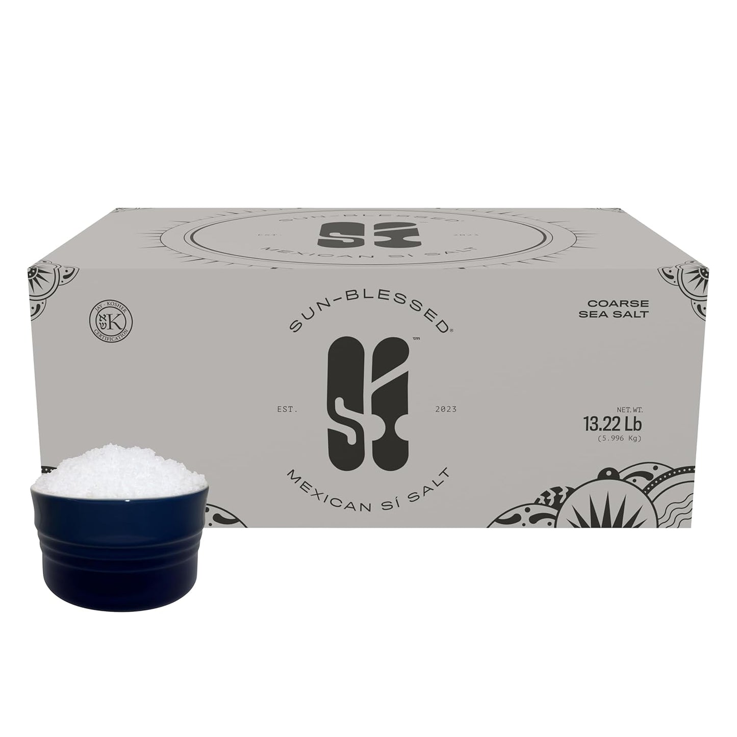 Si Salt Coarse Sea Salt - Hand Harvested, Unrefined, Kosher