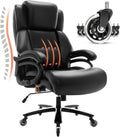 Big and Tall 400lbs Office Chair - Adjustable Lumbar Support for Back