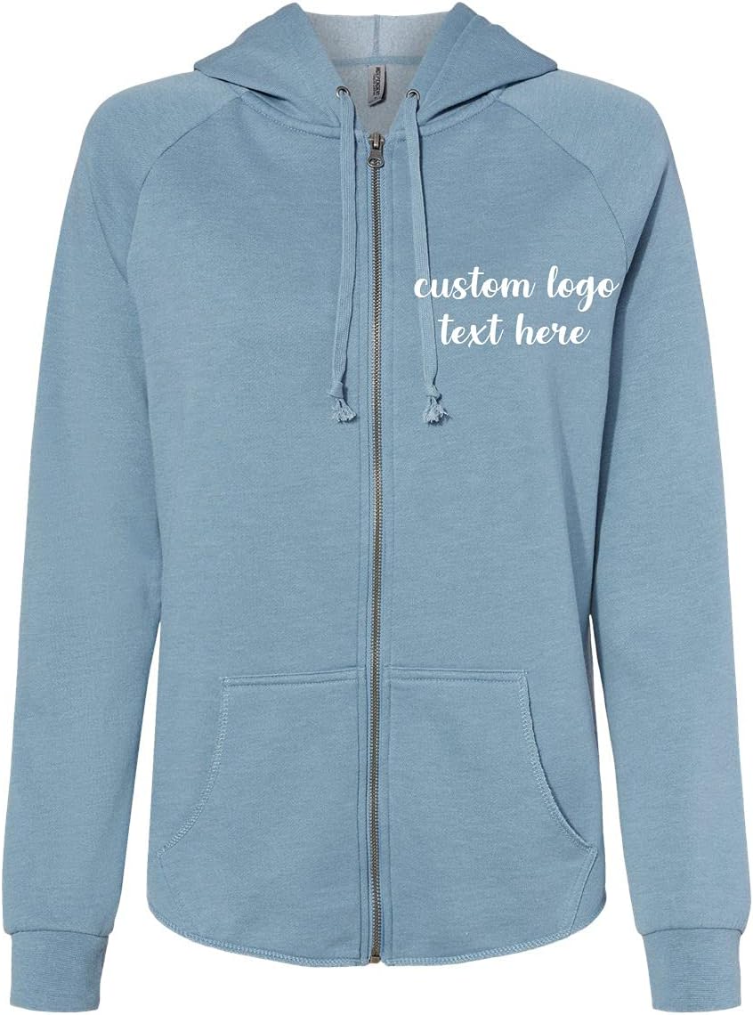 Custom California Wave Zip-Up Hoodie - Vibrant Colors
