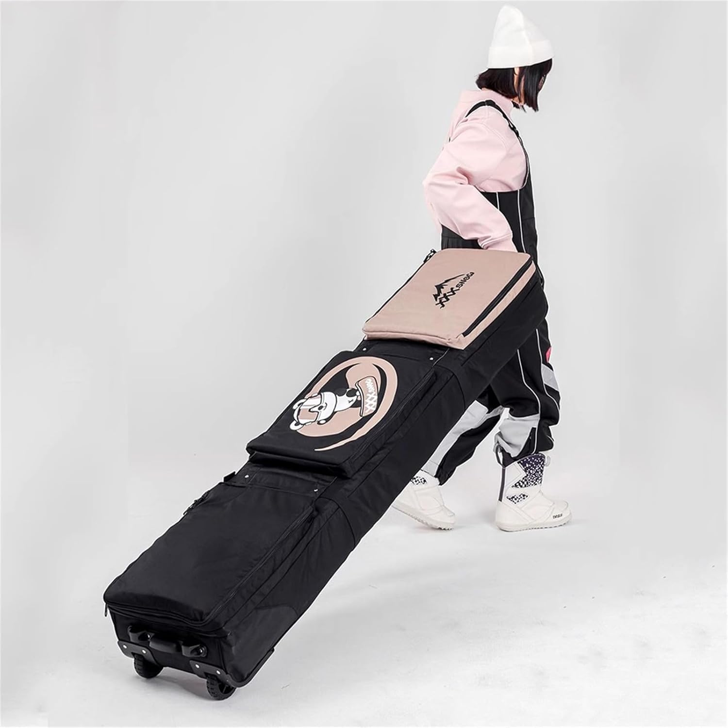 Double Rolling Ski Bag: Travel with Ease