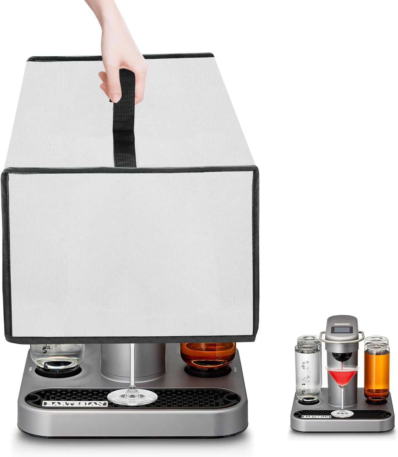 Protective Silver Cover for Bartesian Cocktail Maker