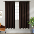 BGment Rod Pocket Blackout Curtains for Bedroom - 42 x 72 Inch