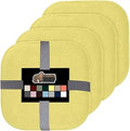 Gorilla Grip Memory Foam Chair Cushions, 16x16 - Thick Comfort Pads